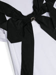 White/black dress for girl by the brand TWINSET