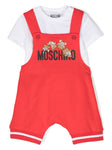 Conjunto ROJO de peto y camiseta MOSCHINO