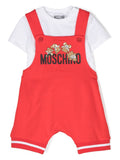 Conjunto ROJO de peto y camiseta MOSCHINO