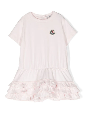 Flared dress  with logo patch from the MONCLER brand