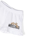 Girl´s clothing- yellow t-shirt and shorts se with Teddy Bear print by MOSCHINO