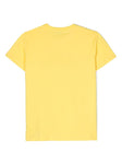 Childrenswear - yellow t-shirt with Teddy Bears print by MOSCHINO