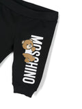 Ropa para niñas - set de color negro con logo MOSCHINO y estampado Teddy Bear