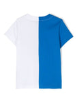 Childrenswear - white/blue t-shirt with Teddy Bears print by MOSCHINO