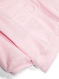 Sudadera color rosa con logo estampado Fendi Kids