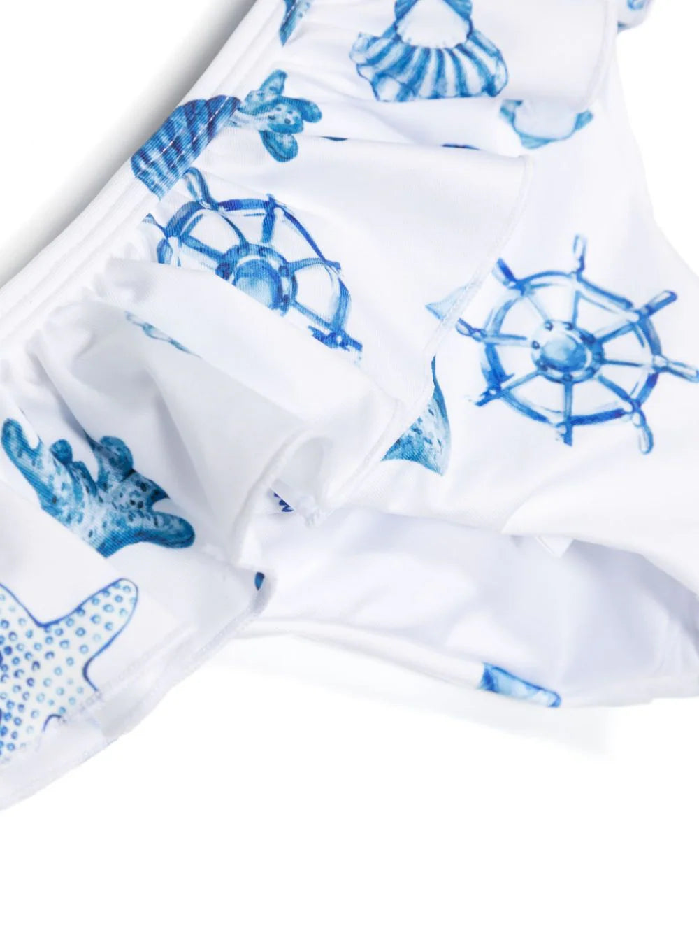 Girls' clothing - Monnalisa sea-print swimming costume