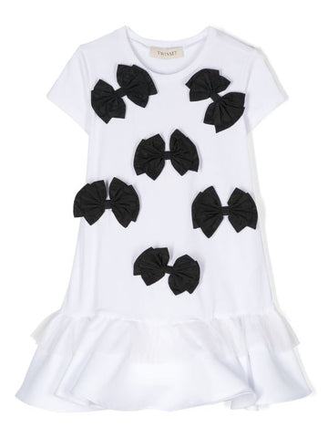 White dress for girls by the brand TWINSET