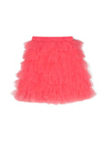 Pink short layered skirt for girls TWINSET