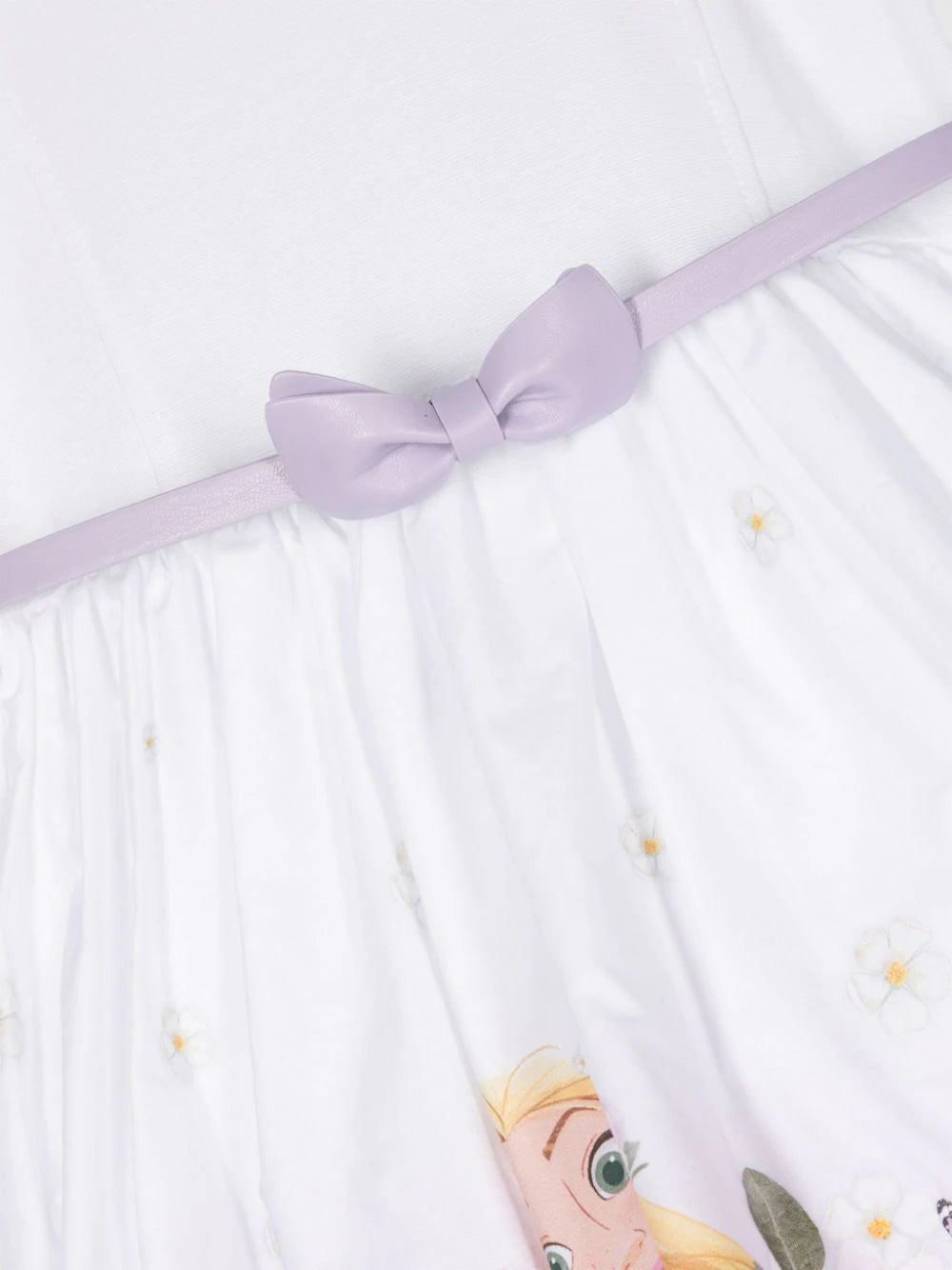 Floral motif dress for the girl from the brand MONNALISA