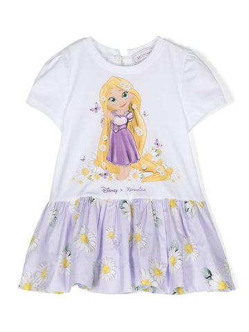 Vestido para bebé niñá  con dibujo de Disney de la marca MONNALISA