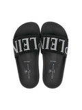 Flip flops con cristales y detalles del logo Philipp Plein