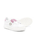For girls-Sneakers with crystals and logo of the Philupp Plein brand