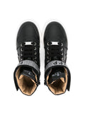 Black sneakers with  Philipp Plein logo brand