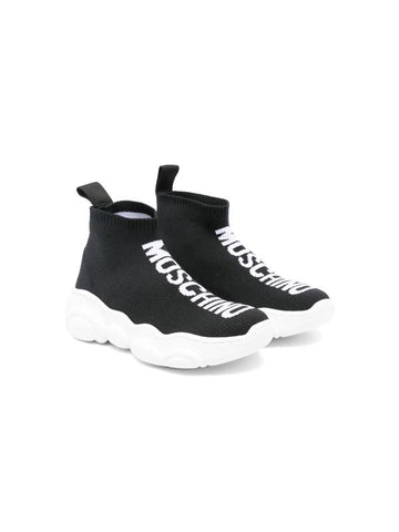 Black sneakers from the Moschino brand