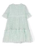 Dress decorated with ruffles from the NEEDLE &THREAD KIDS brand