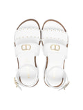 Sandalias blancas con tiras cruzadas de la marca TWINSET