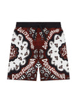 Shorts con estampado de bandana de Dolce & Gabbana