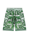 Dolce & Gabbana Kids Mayolica Print Bermuda Shorts