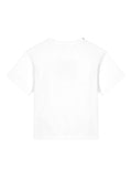 Optical T-shirt with embossed logo Dolce & Gabbana Kids