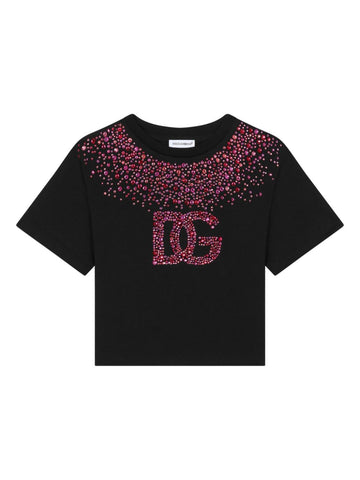 Camiseta negra de la marca Dolce & Gabbana Kids