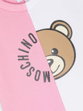 Childrenswear - Teddy Bear print pink dress MOSCHINO