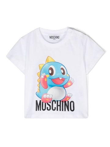 Ropa para niños -  camiseta de color blanco para bebe de la marca  MOSCHINO