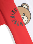 Childrenswear - Teddy Bear print red dress MOSCHINO