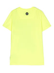 Camiseta  amarillo estampado con TEDDY BEAR de cristal Philipp Plein