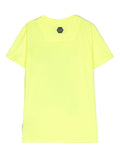 Camiseta  amarillo estampado con TEDDY BEAR de cristal Philipp Plein