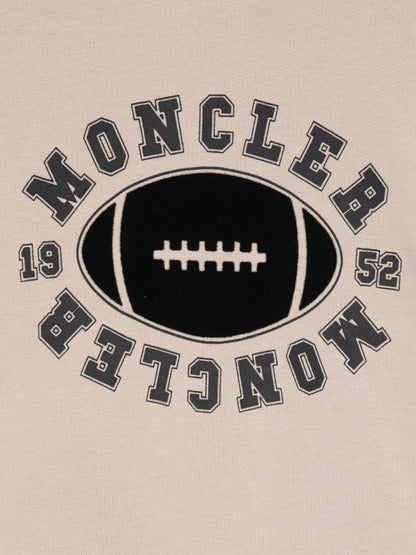 Sudadera con capucha y motivo de rugby de la marca MONCLER para niño