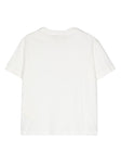 White T-shirt with Fendi logo from the Fendi Kids brand