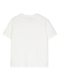 White T-shirt with Fendi logo from the Fendi Kids brand