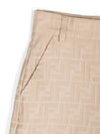 Bermudas para niño beige de la marca Fendi Kids