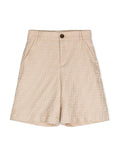 Bermudas para niño beige de la marca Fendi Kids