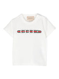 Camiseta con logo estampadoI de la marca Gucci kids