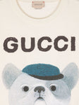 T-shirt printed with Gucci kids brand logo