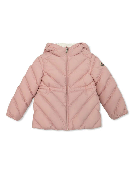 Plumífero rosa con capucha Sanaa MONCLER para niña