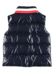 Chaleco para bebe azul marino  acolchado  de la marca MONCLER