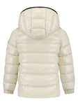 White Bady hooded jacket with hood by MONCLER