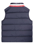 Chaleco azul marino  acolchado  de la marca MONCLER