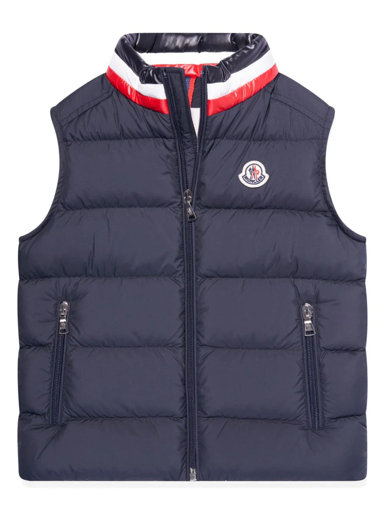 Moncler vest navy shop