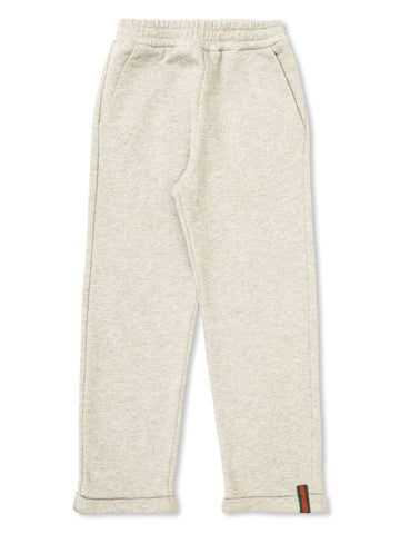 Tracksuit bottoms with Gucci kids brand logo patch