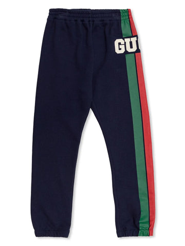 Gucci kids branded Gucci logo print swaetpants