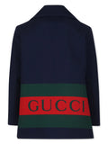 Abrigo con logo GUCCI estampado de la marca Gucci kids