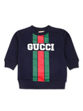 Gucci kids brand Web sweatshirt