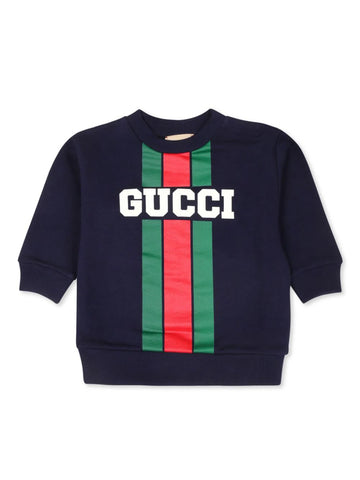 Gucci kids brand Web sweatshirt