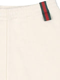 Baby sweatpants with Gucci kids brand logo patch