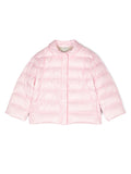 Chaqueta capitonada con logo de la marca Fendi Kids