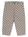 Pantalones con motivo GG de la marca Gucci kids