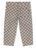 Pantalones con motivo GG de la marca Gucci kids